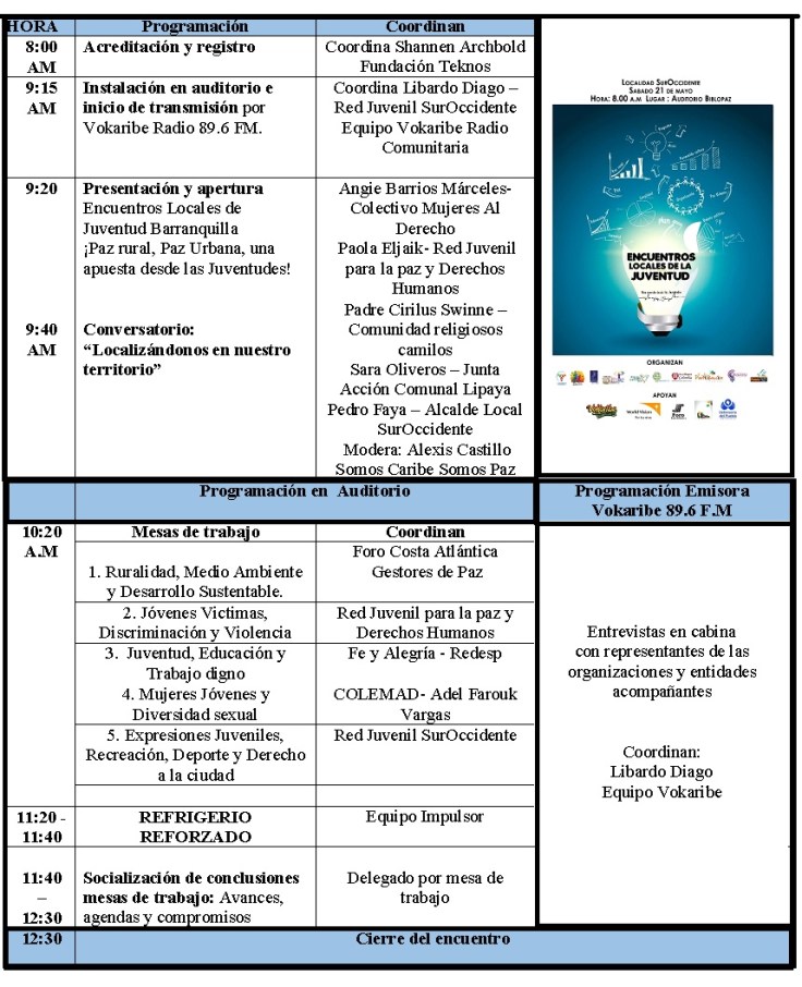 PROGRAMACION ENCUENTRO